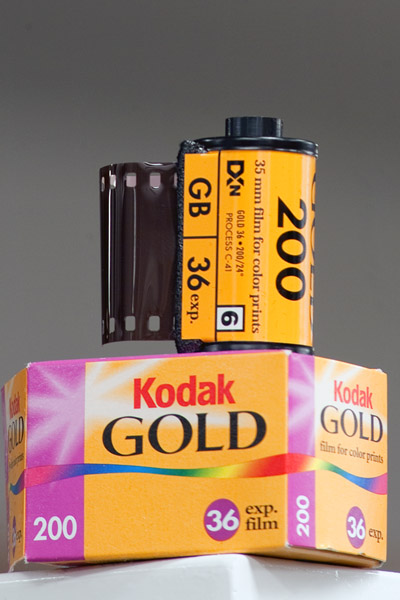 Pellicule couleur Kodak gold 200